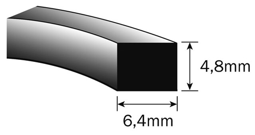 SK-Moosband 6,4 x 4,8 mm, 20m