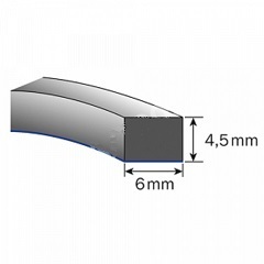 SK-Moosband 6,0 x 5 mm, 10 m